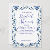 Grace Chinoiserie Bridal Shower Invitation Einladung (Vorderseite)