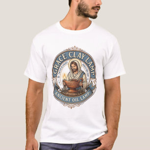 Grace Clay Lampe Antike Öllampe Jesus Clay Lampe A T-Shirt