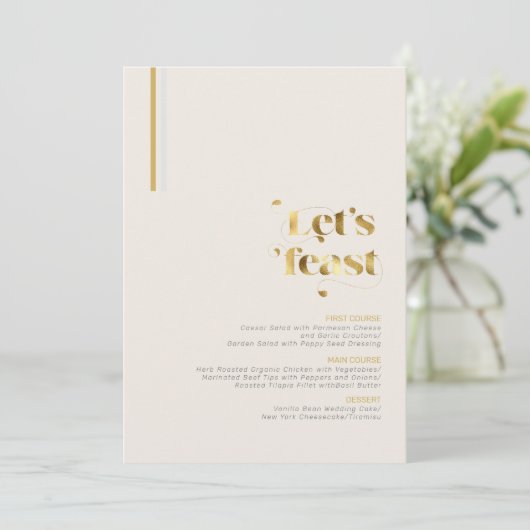 Grace Clinton Menü Gold/Silber ID887 (Stehend Vorderseite)