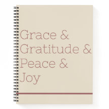 Grace Danky Peace Joy Bullet Journal