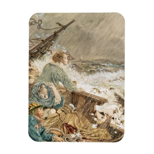 Grace Darling und ihr Vater rettete das Schiffswre Magnet (Vertikal)