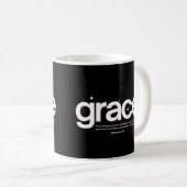 Grace Ephesians 2:8 Kaffeetasse (VorderseiteRechts)