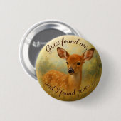 „Grace Found Me“ - Knopfdesign 1 Button (Vorne & Hinten)