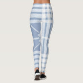 Grace Frost & Sky Nordic PlaidPattern FROSTED BUNS Leggings (Rückseite)