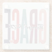 Grace Glasuntersetzer (Rückseite)