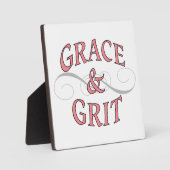 Grace & Grit für die harte Dame Fotoplatte (Vorderseite)