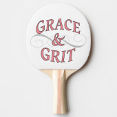 Grace & Grit für die harte Dame Tischtennis Schläger (Vorderseite)