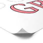 Grace & Grit Girl-Power Poster (Ecke)