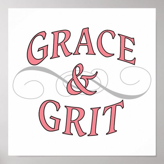 Grace & Grit Girl-Power Poster (Vorne)