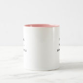 Grace Grit & Good Vibes Funny Modern Mug Zweifarbige Tasse (Mittel)