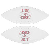 Grace & Grit in Rosa und Grau Football (Paneele)
