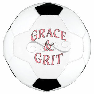 Grace & Grit in Rosa und Grau Fußball