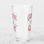 Grace & Grit in Rosa und Grau Glas (Rechts)