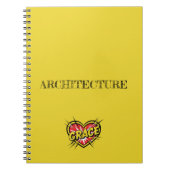 Grace Heart Yellow Notizblock (Vorderseite)