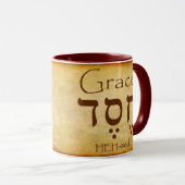 GRACE HEBREW TASSE (VorderseiteRechts)