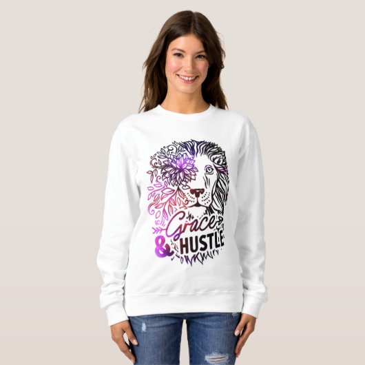 Grace & Hustle Lion Sweatshirt (Vorne ganz)