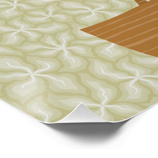 Grace in Chaotic Currency Illustration Poster (Ecke)