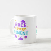 Grace in Every Moment – Inspirational Mug Kaffeetasse (Vorderseite Links)