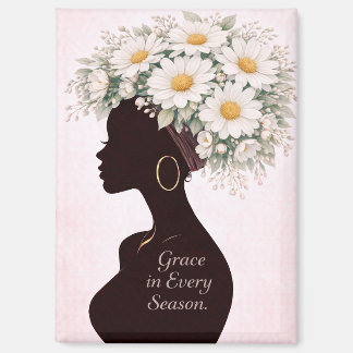 Grace in Every Season Inspirational Magnet 