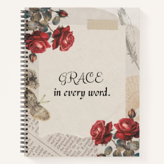 Grace - in every word notizblock