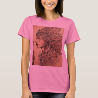 "Grace in Flight: Eine Flügelskizze" T-Shirt