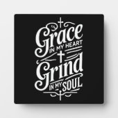 Grace in meinem Herzen, Grind in meinem Soul - Hus Fotoplatte (Vorderseite)