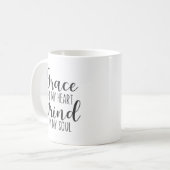 Grace in meinem Herzen, Grind in meinem Soul - Hus Kaffeetasse (Vorderseite Links)