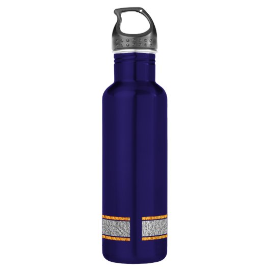 Grace in Motion: Die Silhouetten der Geschwindigke Edelstahlflasche (Rückseite)