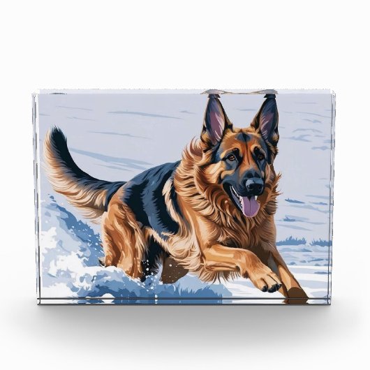 Grace in Motion: Elsass am Wasser Fotoblock (Vorderseite)