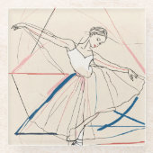 "Grace in Motion: Flamenco Spirit" Glasuntersetzer (Vorderseite)