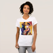 Grace in Motion: Flamenco Spirit" T-Shirt (Vorne ganz)
