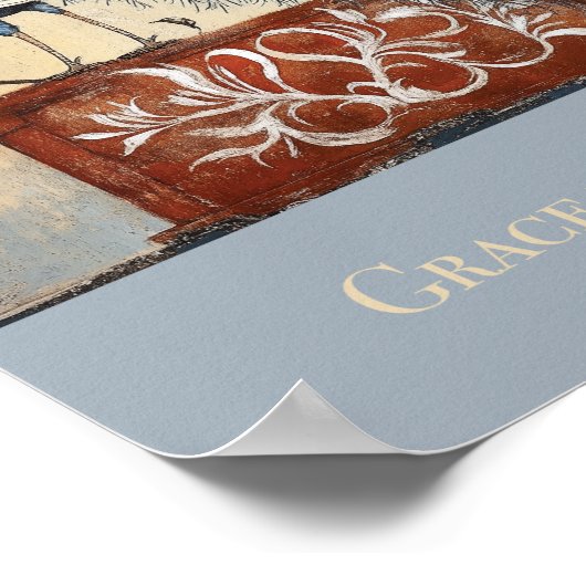 Grace in Stillness Poster (Ecke)