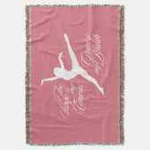 Grace ist mein Brush (Tanz) Decke (Vorderseite Vertikal)