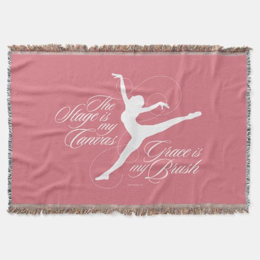 Grace ist mein Brush (Tanz) Decke (Vorderseite)