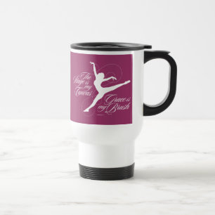Grace ist mein Brush (Tanz) Reisebecher