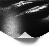 Grace Jones in Schwarzweiß Fotodruck (Ecke)