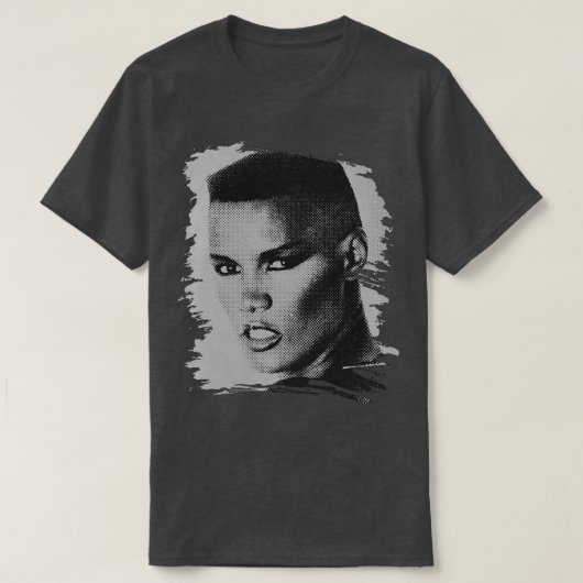 Grace Jones Retro-Poster T-Shirt (Design vorne)