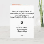 Grace Karte (Rückseite)