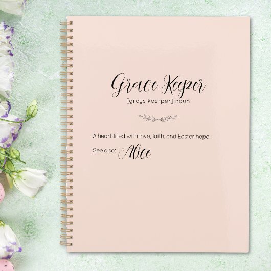 Grace Keeper Personalisiert Osterplaner Planer