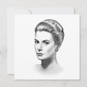Grace Kelly Feiertagskarte (Vorderseite)