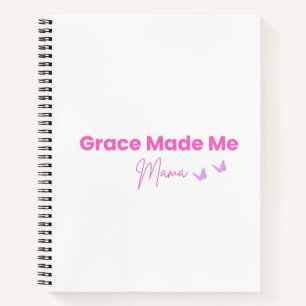 Grace Made Me Mama Christliches Mama Notizbuch