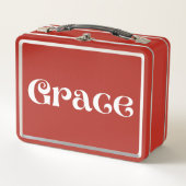 Grace Metall Brotdose (Vorderseite)