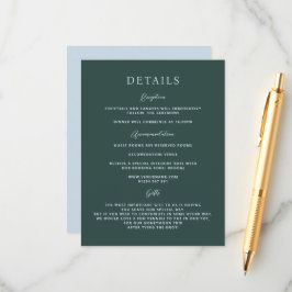 GRACE Moderne Botanische Nebelkarte Begleitkarte