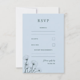 GRACE Moderne RSVP-Karte RSVP Karte