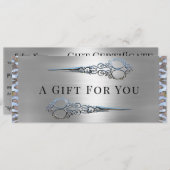 Grace Monroe Doppelschere Geschenkgutschein Ankündigung (Vorne/Hinten)