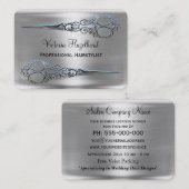 Grace Monroe Double Schere Professional Visitenkarte (Vorne/Hinten)