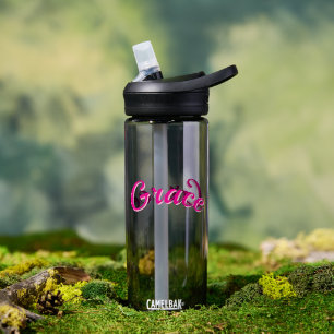 Grace Name In Leidenschaft Rosa, Trinkflasche