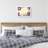 Grace of Filigree Leinwanddruck (Insitu (Schlafzimmer))