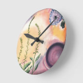 Grace of Filigree Runde Wanduhr (Winkel)