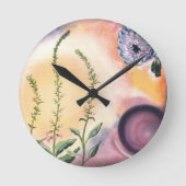 Grace of Filigree Runde Wanduhr (Vorderseite)
